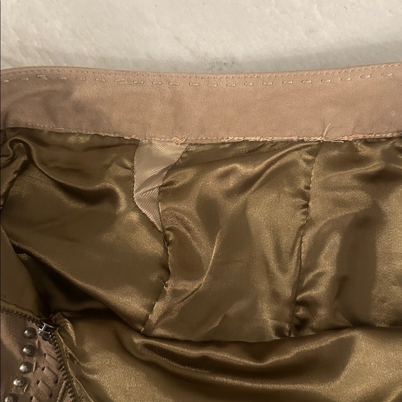 Double D Ranch Tan Suede Fringe Skirt - Picture 11 of 14